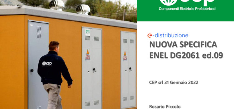 Nuova specifica ENEL DG 2061 ed. 09
